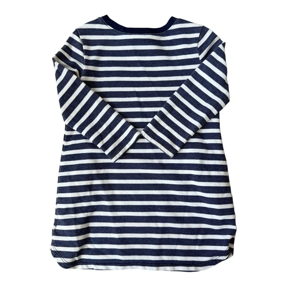 Old Navy Toddler Girls Nautical Stripe Tunic Dress 3T‎ Navy White Coastal Summer